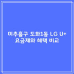 미추홀구 도화1동 LG U+ 요금제와 혜택 비교