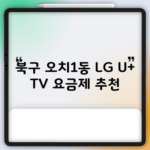 북구 오치1동 LG U+ TV 요금제 추천