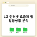 LG 인터넷 요금제 및 결합상품 분석