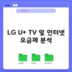 LG U+ TV 및 인터넷 요금제 분석