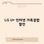 LG U+ 인터넷 가족결합 할인