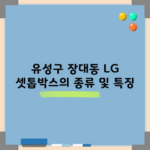 유성구 장대동 LG 셋톱박스의 종류 및 특징