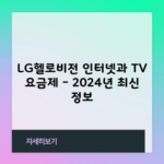 LG헬로비전 인터넷과 TV 요금제 – 2024년 최신 정보