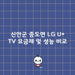 신안군 증도면 LG U+ TV 요금제 및 성능 비교