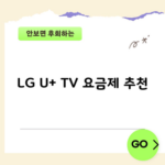 LG U+ TV 요금제 추천