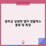 완주군 상관면 엘지 셋톱박스 종류 및 특징