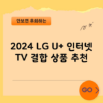 2024 LG U+ 인터넷 TV 결합 상품 추천