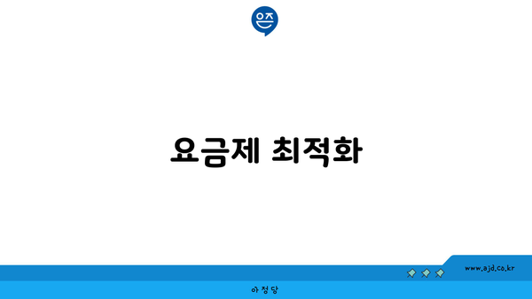 요금제 최적화