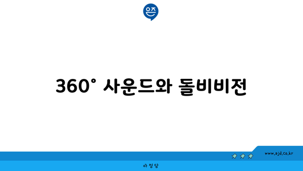 360° 사운드와 돌비비전