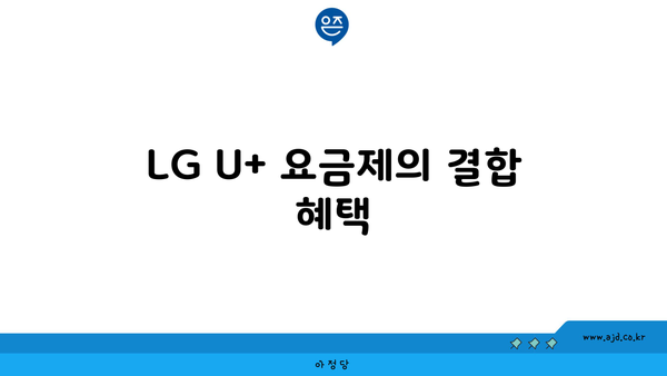 LG U+ 요금제의 결합 혜택