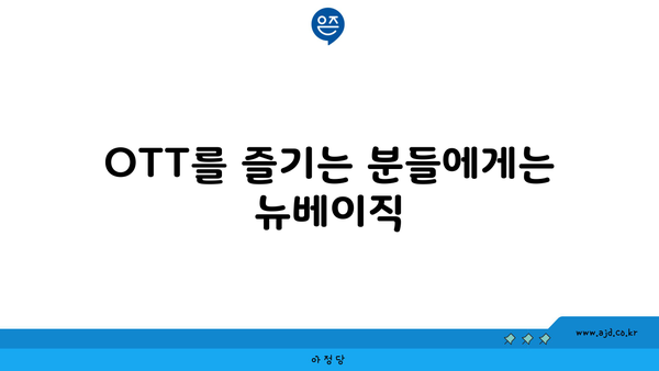 OTT를 즐기는 분들에게는 뉴베이직