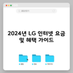 2024년 LG 인터넷 요금 및 혜택 가이드