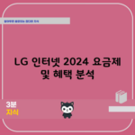 LG 인터넷 2024 요금제 및 혜택 분석