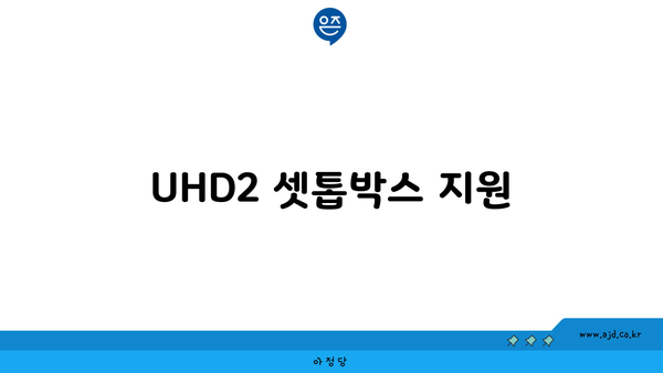 UHD2 셋톱박스 지원