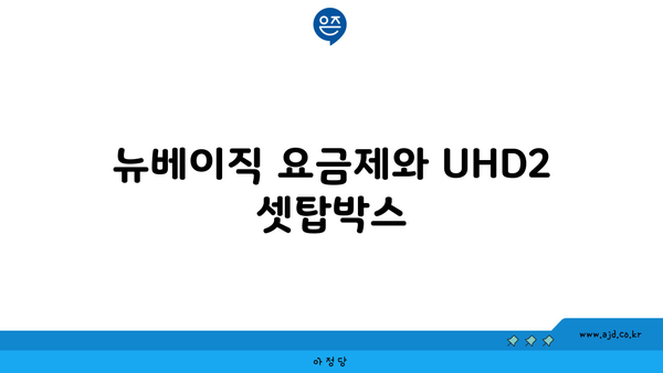 뉴베이직 요금제와 UHD2 셋탑박스