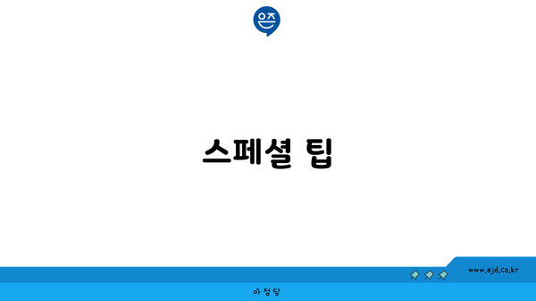 스페셜 팁